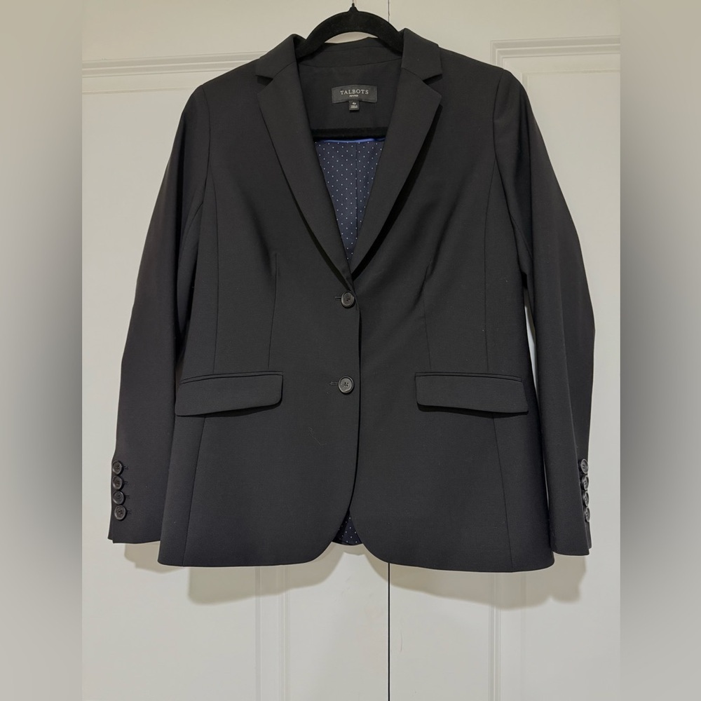 Talbots Classic Black Blazer